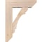 Ekena Millwork Olympic Slat Smooth Bracket w/ Offset Brace, Douglas Fir, 7 1/2"W x 24"D x 32"H BKT0806X24X32OLY06SDF - alternate 3